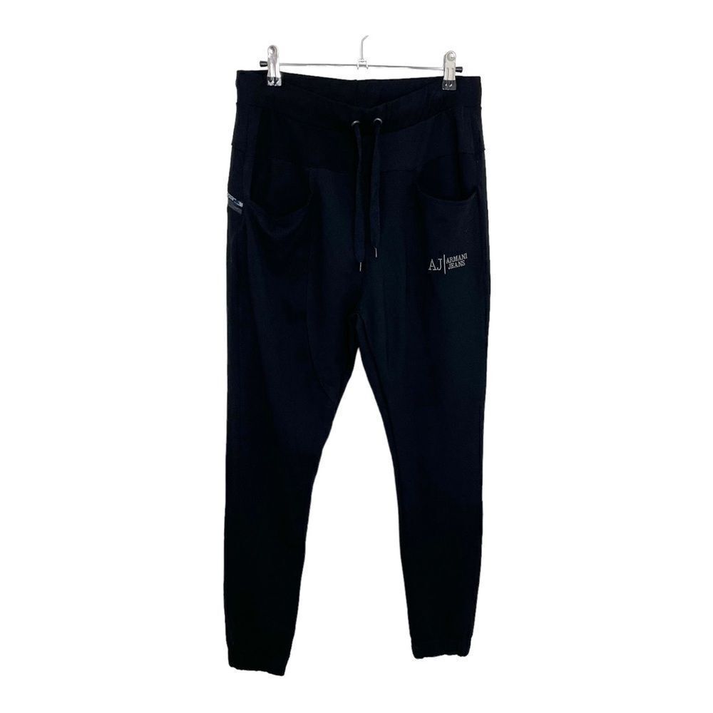 Armani Jeans Black Joggers